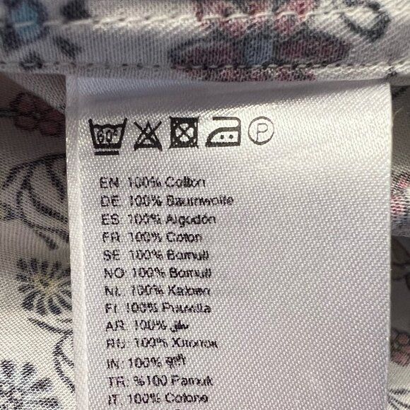 Eton Men's Dress Shirt - Beige Valley of Flowers design - Picture 3 of 3